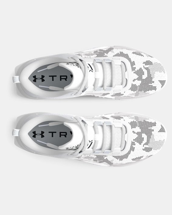 Men's UA TriBase™ Reign Vital Training Shoes, White, pdpMainDesktop image number 2